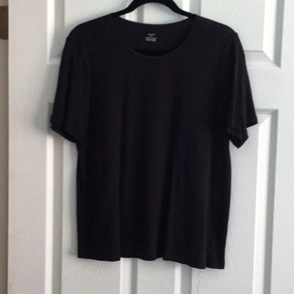 Dark brown tshirts top